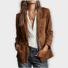 Beatrix | Blazer ajusté en daim
