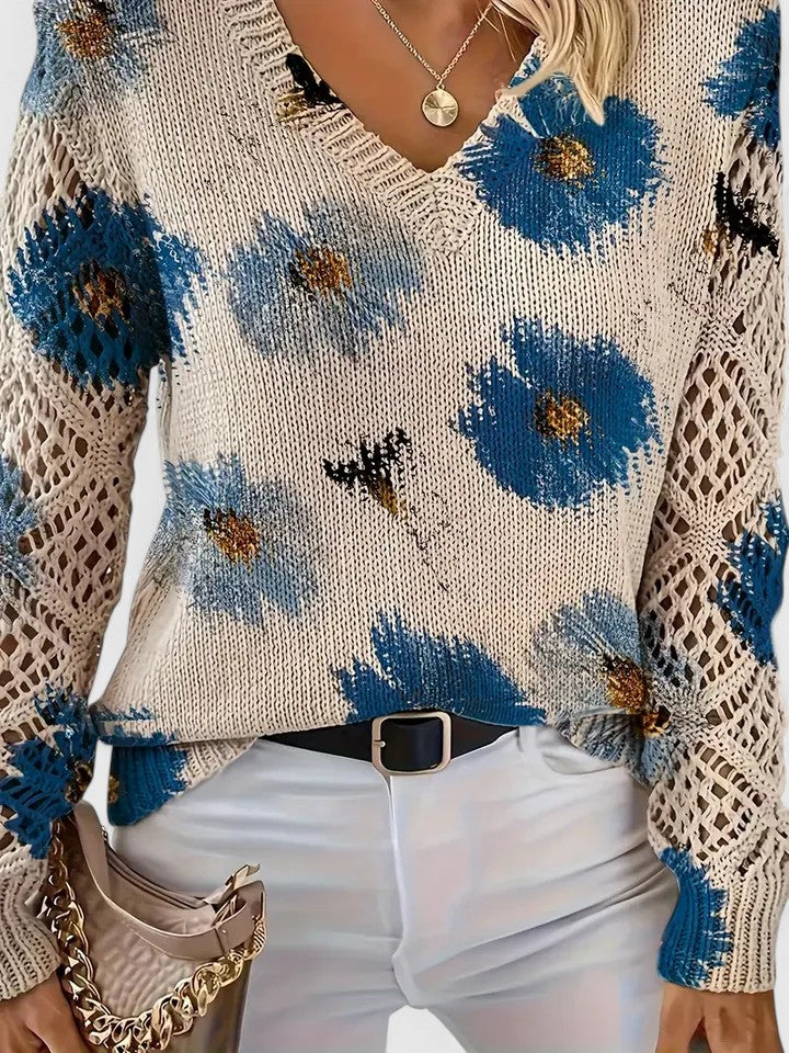 Fern | Blooming Chic Knit Sweater