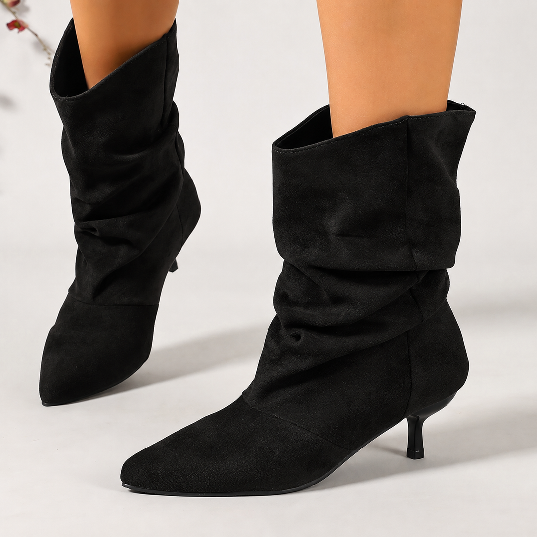 Rimsha | Bottines décontractées en daim à bout pointu