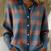 Norah | Soft Checked Knit Blouse