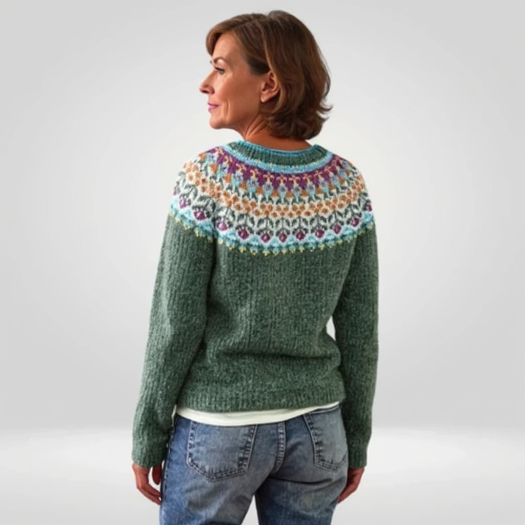 Doris | Fair Isle Knit Sweater