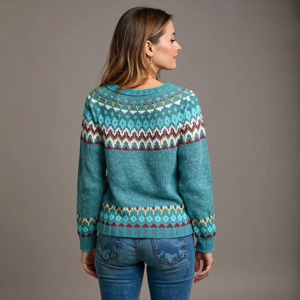 Santina | Nordic Knit Fairisle Sweater