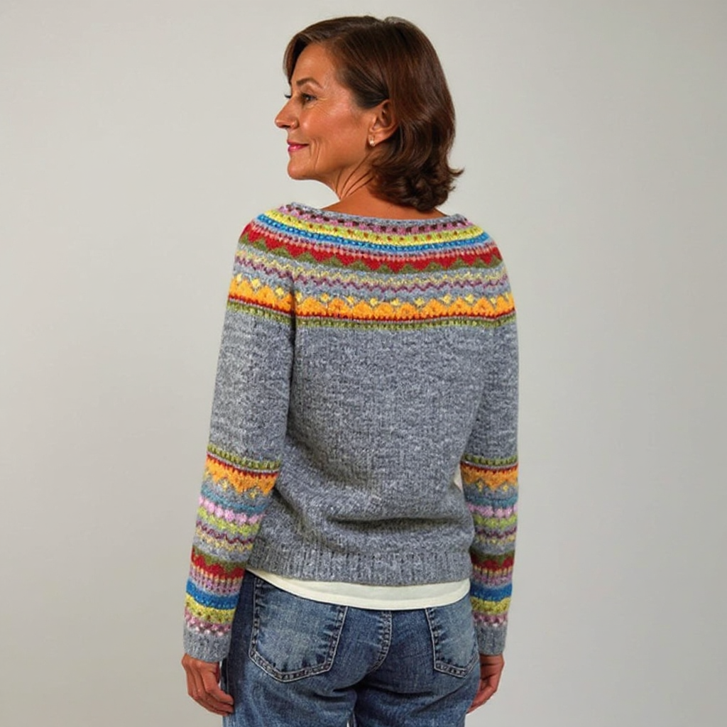 Rosa | Patterned Knit Sweater