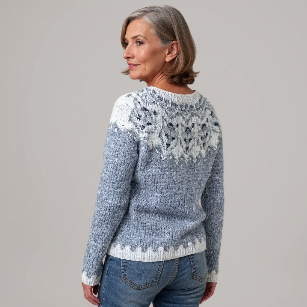 Adanna | Nordic Fair Isle Knit Sweater