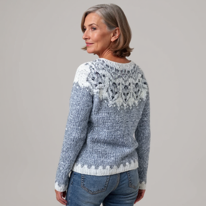 Adanna | Nordic Fair Isle Knit Sweater