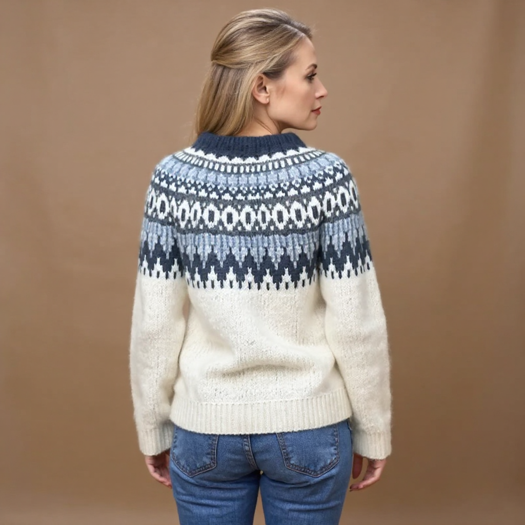 Earlene | Fair Isle Knit Sweater
