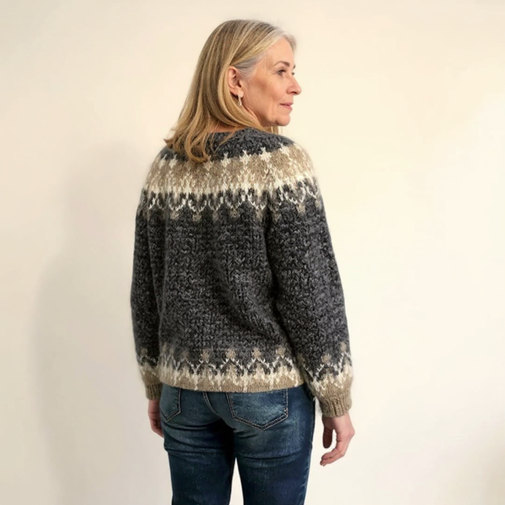 Bruna | Nordic Fair Isle Knit Sweater