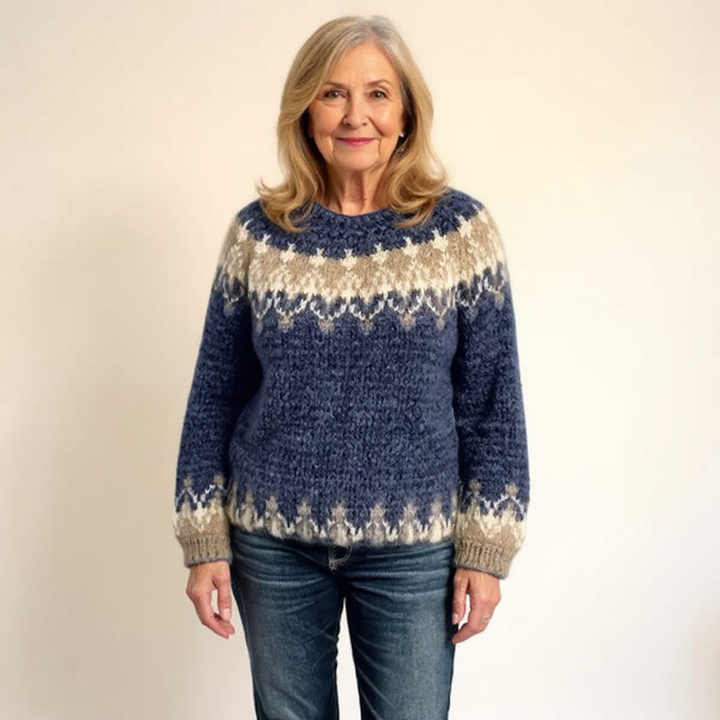 Bruna | Nordic Fair Isle Knit Sweater