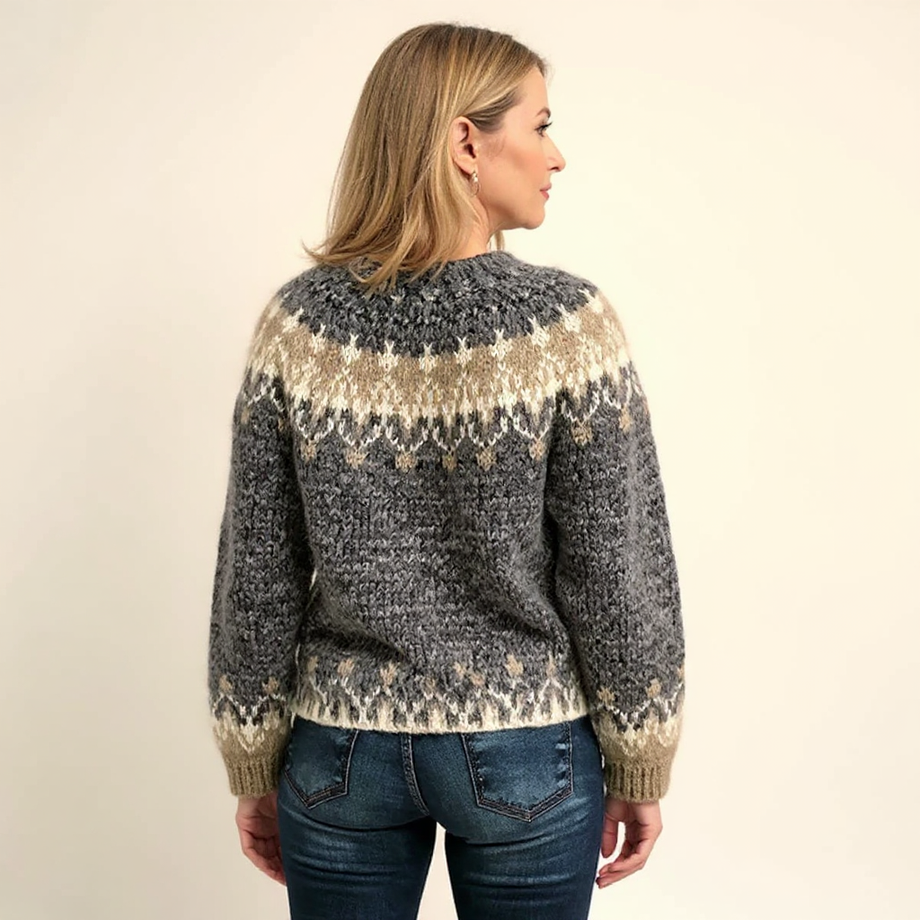 Bruna | Nordic Fair Isle Knit Sweater