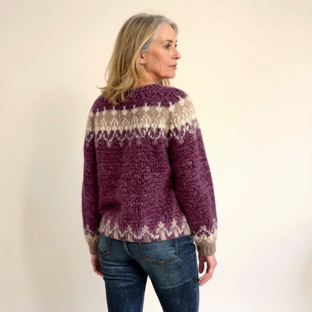 Bruna | Nordic Fair Isle Knit Sweater