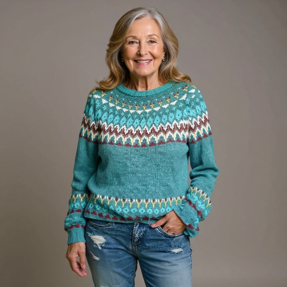 Santina | Nordic Knit Fairisle Sweater
