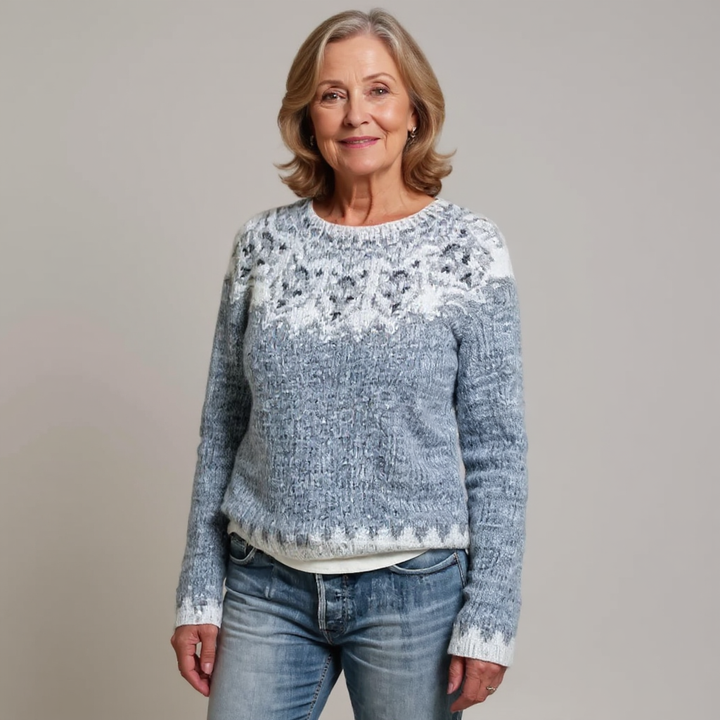 Adanna | Nordic Fair Isle Knit Sweater