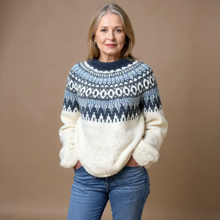 Earlene | Fair Isle Knit Sweater