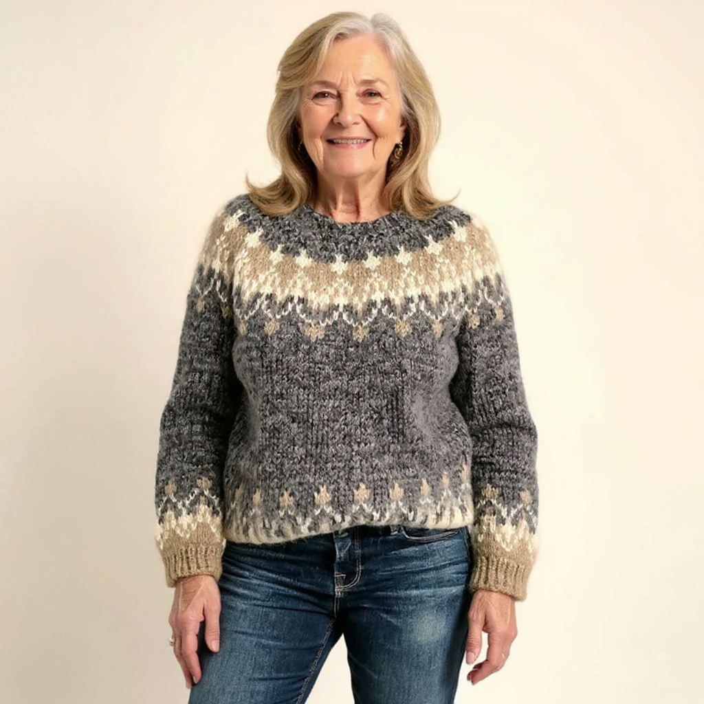 Bruna | Nordic Fair Isle Knit Sweater