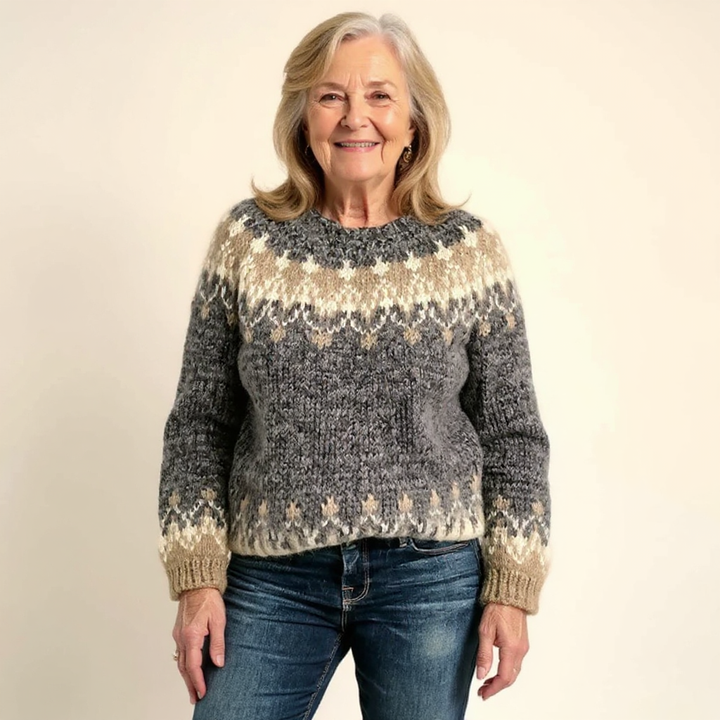 Bruna | Nordic Fair Isle Knit Sweater