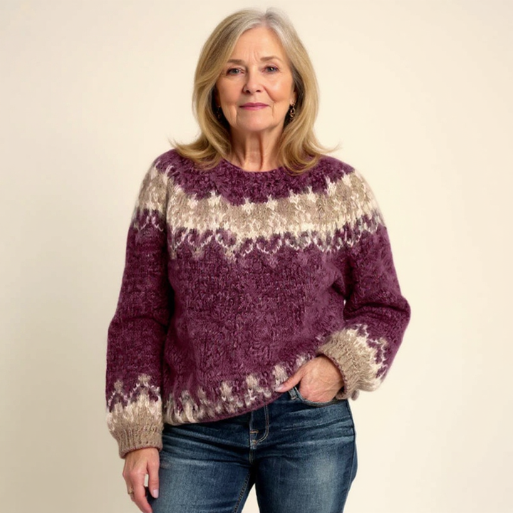 Bruna | Nordic Fair Isle Knit Sweater
