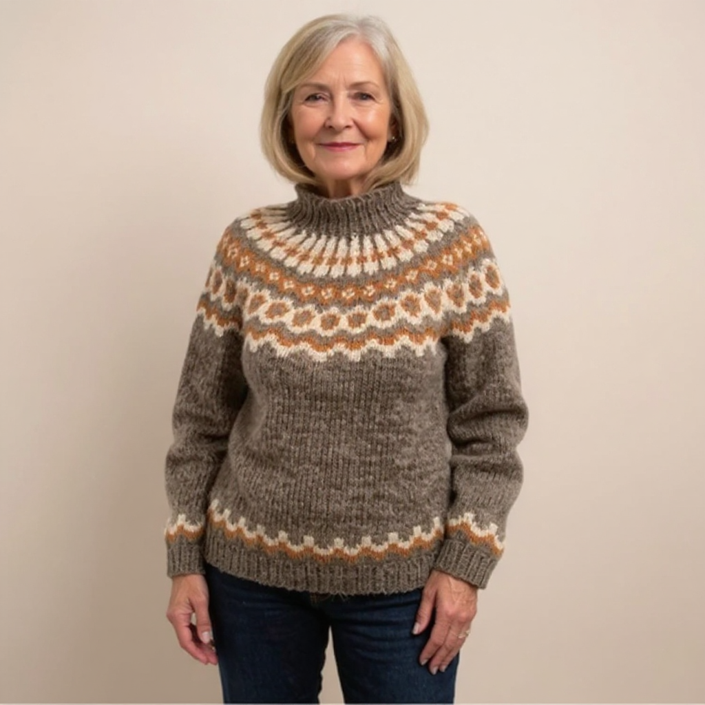 Juanita | Fair Isle Knit Sweater