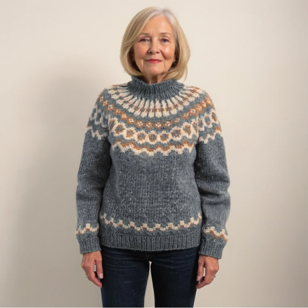 Juanita | Fair Isle Knit Sweater