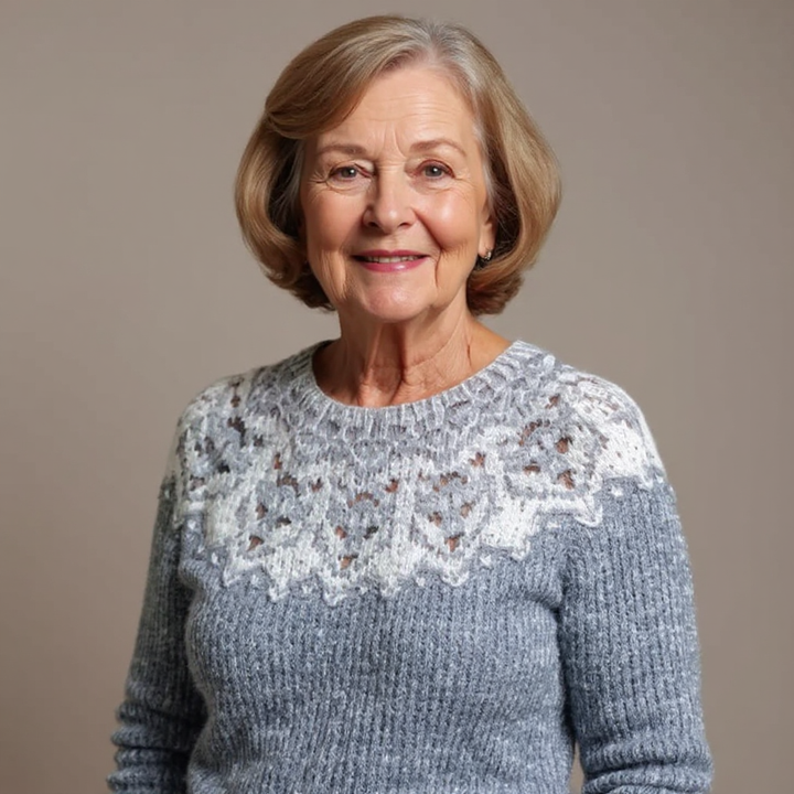 Adanna | Nordic Fair Isle Knit Sweater