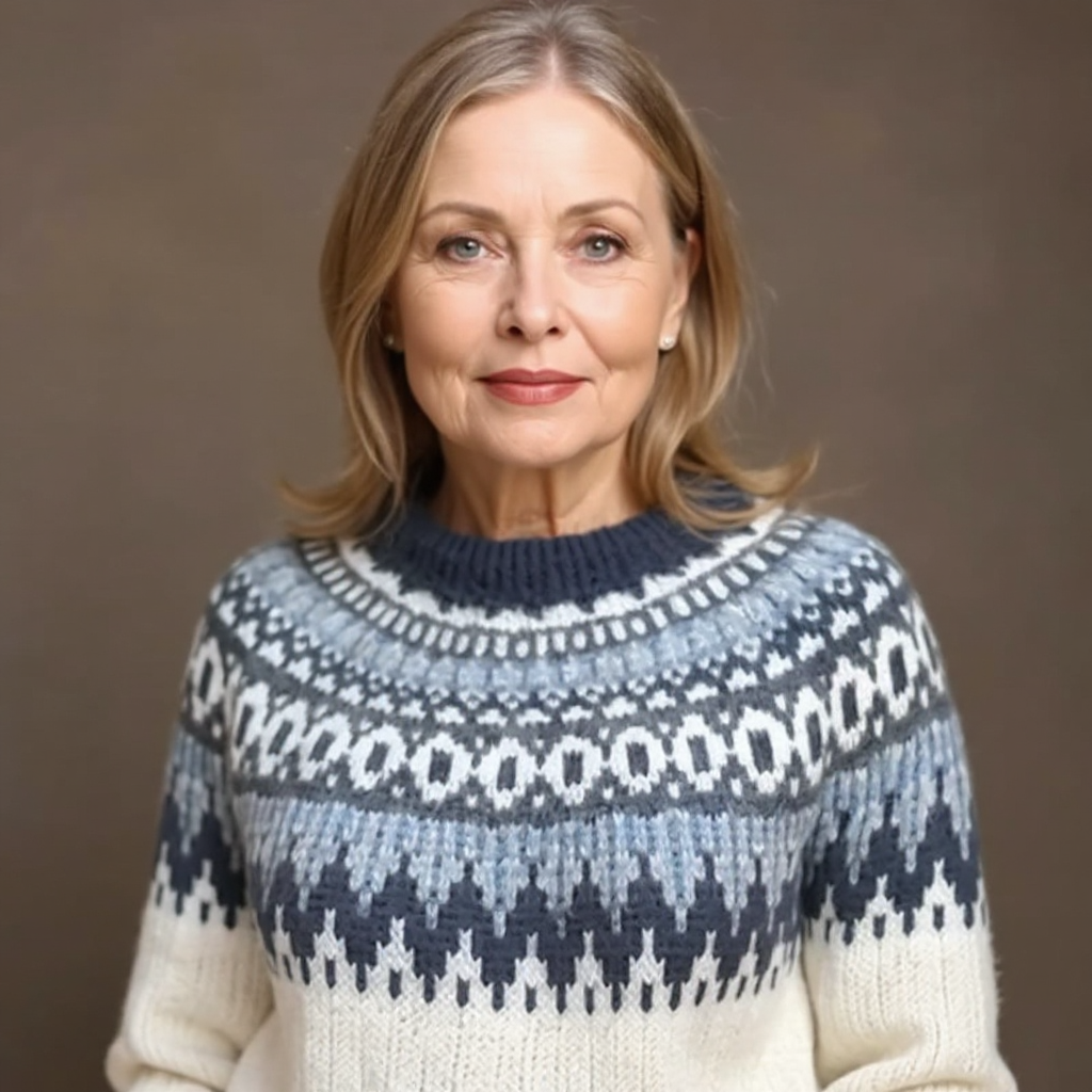 Earlene | Fair Isle Knit Sweater