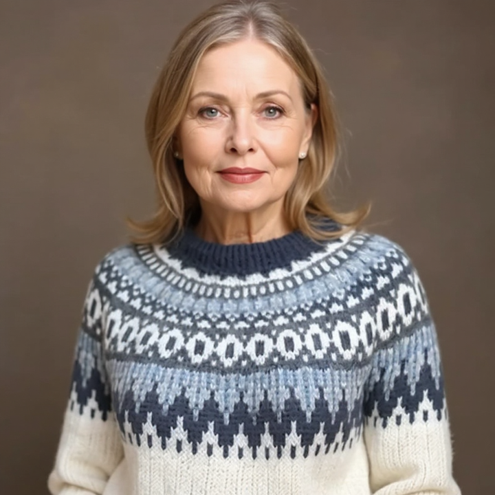Earlene | Fair Isle Knit Sweater