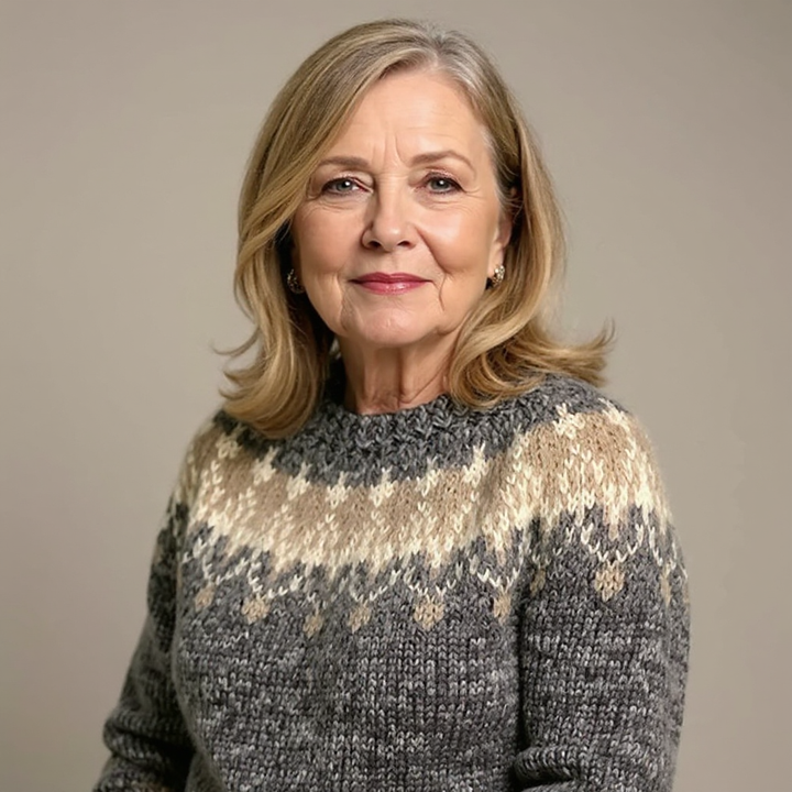 Bruna | Nordic Fair Isle Knit Sweater