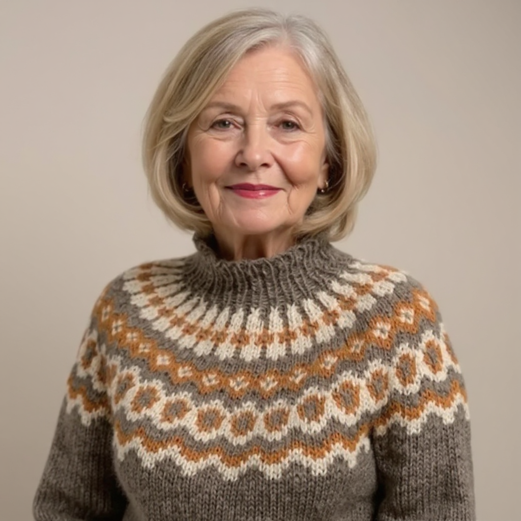Juanita | Fair Isle Knit Sweater