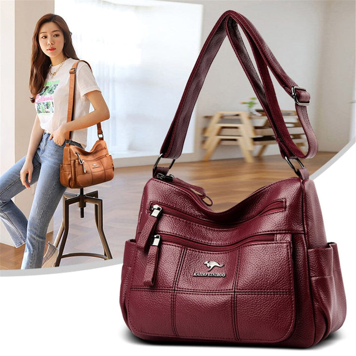 Chevy | Designer Multi-Layer Crossbody Bag