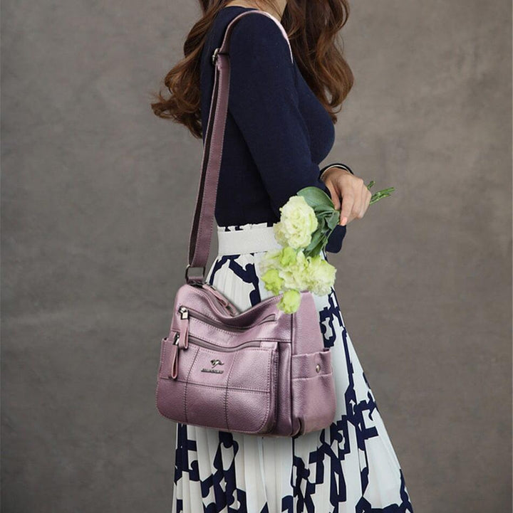 Chevy | Designer Multi-Layer Crossbody Bag