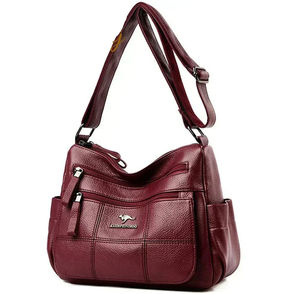 Chevy | Designer Multi-Layer Crossbody Bag