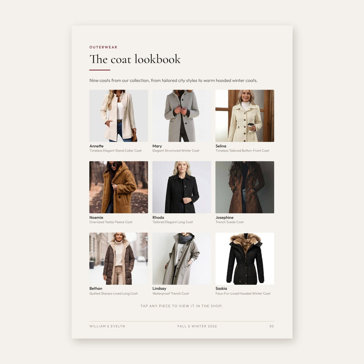 The coat lookbook