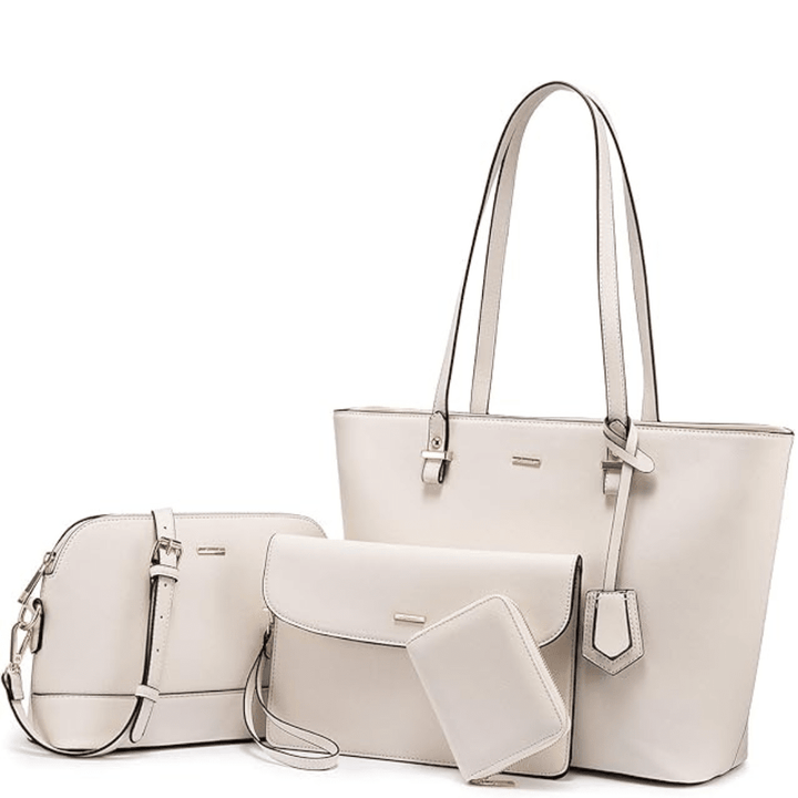 Zainab | Leather Handbag And Shoulder Bag Set