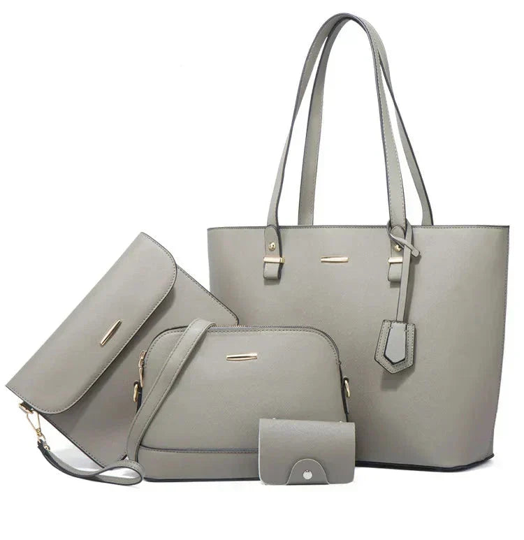 Zainab | Leather Handbag And Shoulder Bag Set