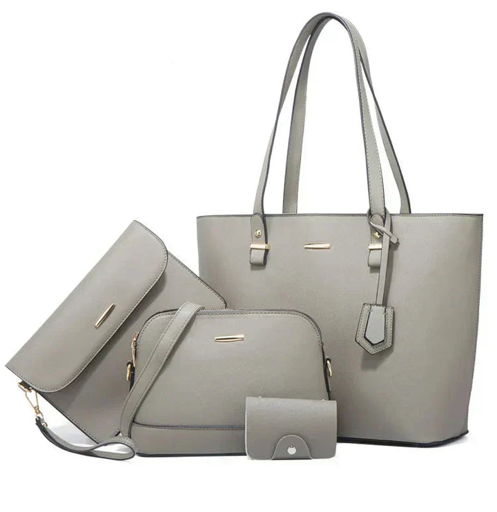 Zainab | Leather Handbag And Shoulder Bag Set