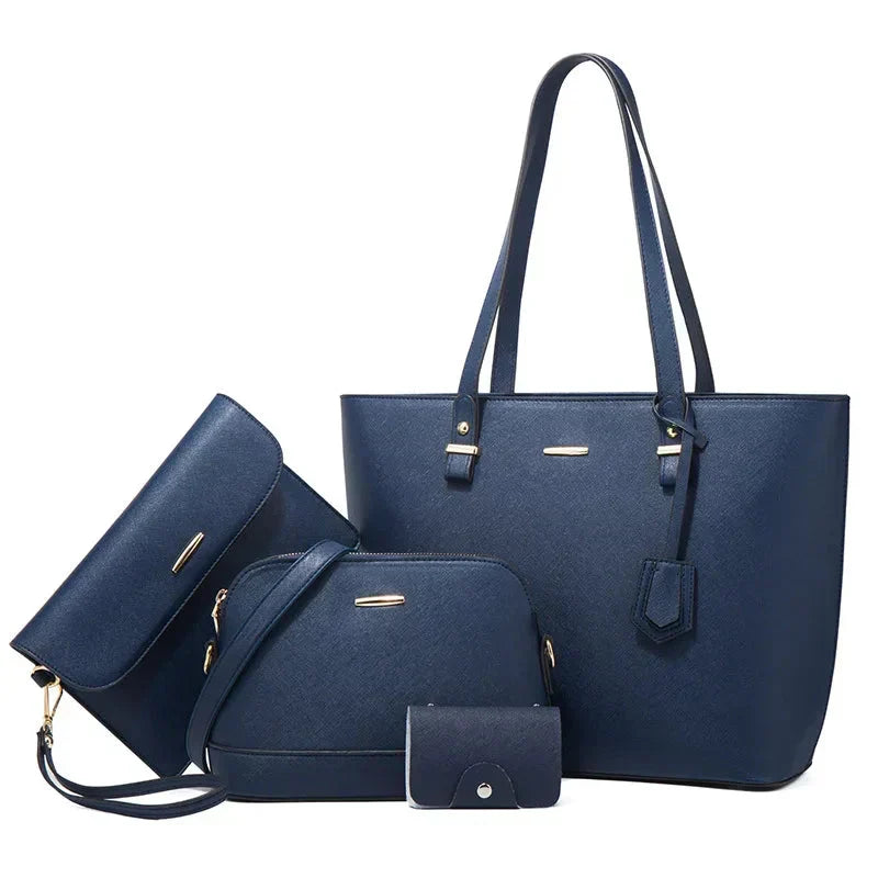 Zainab | Leather Handbag And Shoulder Bag Set