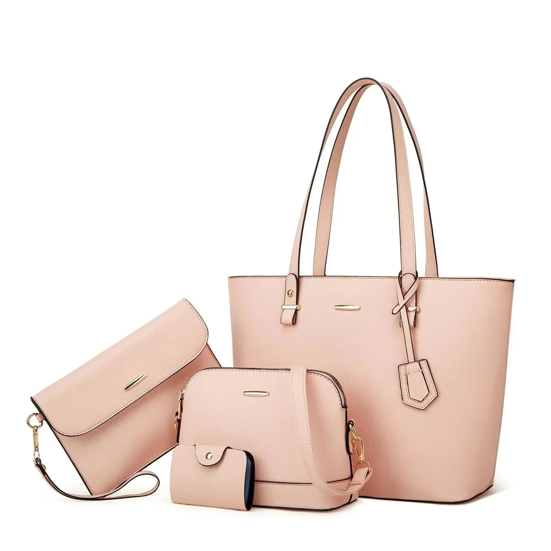 Zainab | Leather Handbag And Shoulder Bag Set