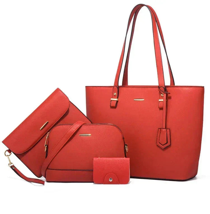 Zainab | Leather Handbag And Shoulder Bag Set