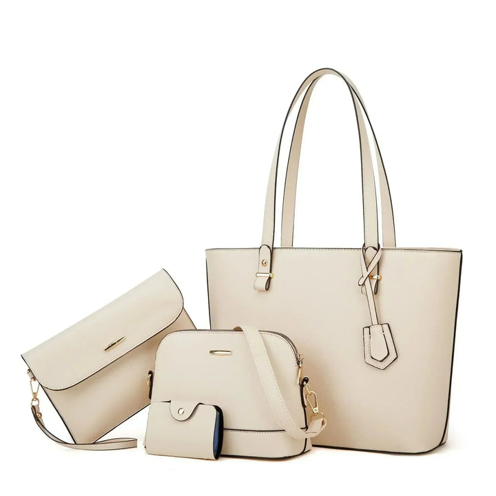 Zainab | Leather Handbag And Shoulder Bag Set