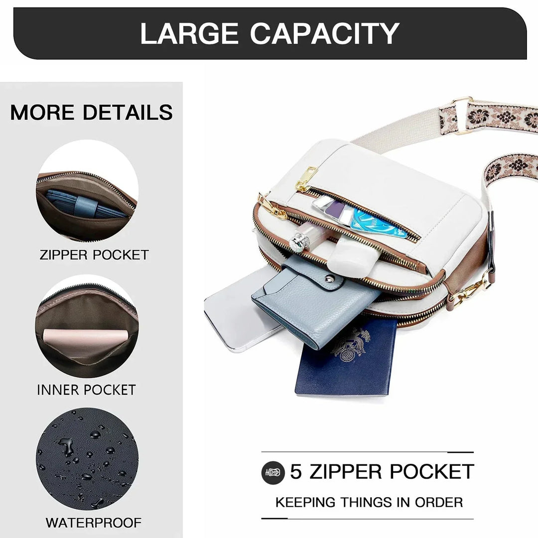 Reyna | Adjustable Colorful Strap Crossbody Bag