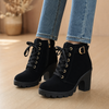 Ayushi | Bottines Sole à gros talon carré