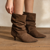 Rimsha | Bottines décontractées en daim à bout pointu