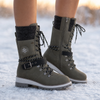 Susy | Bottes d'hiver à tige en tricot pour pieds larges