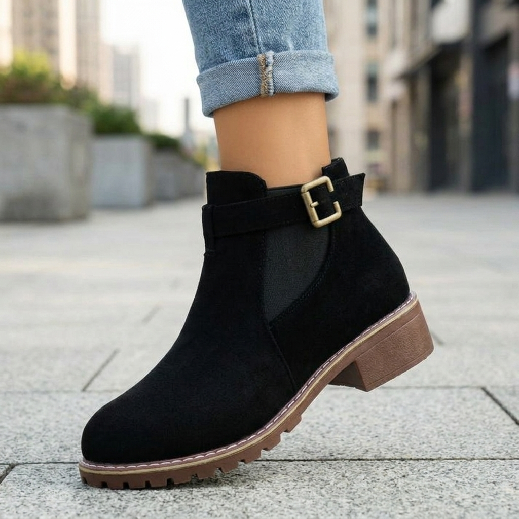 Caelin | Bottines à petits talons sans lacets