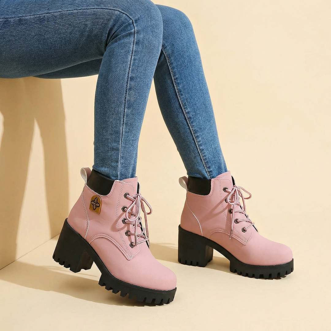 Anaika | Lightweight Chunky Platform Combat Boot