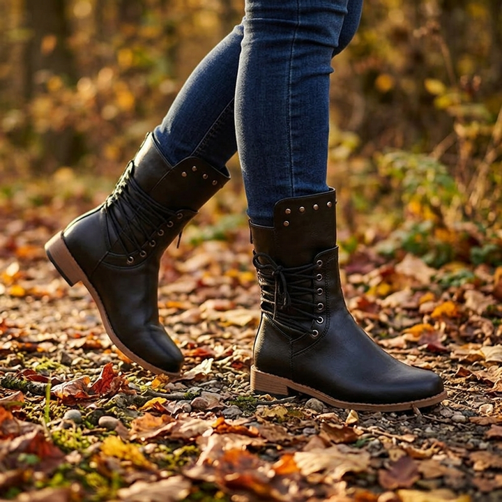 Westlyn | Bottines à lacets doublées en laine