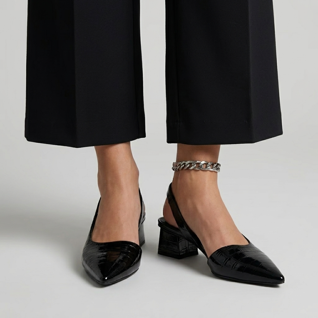 Lisa Comfort Heels styled outfit