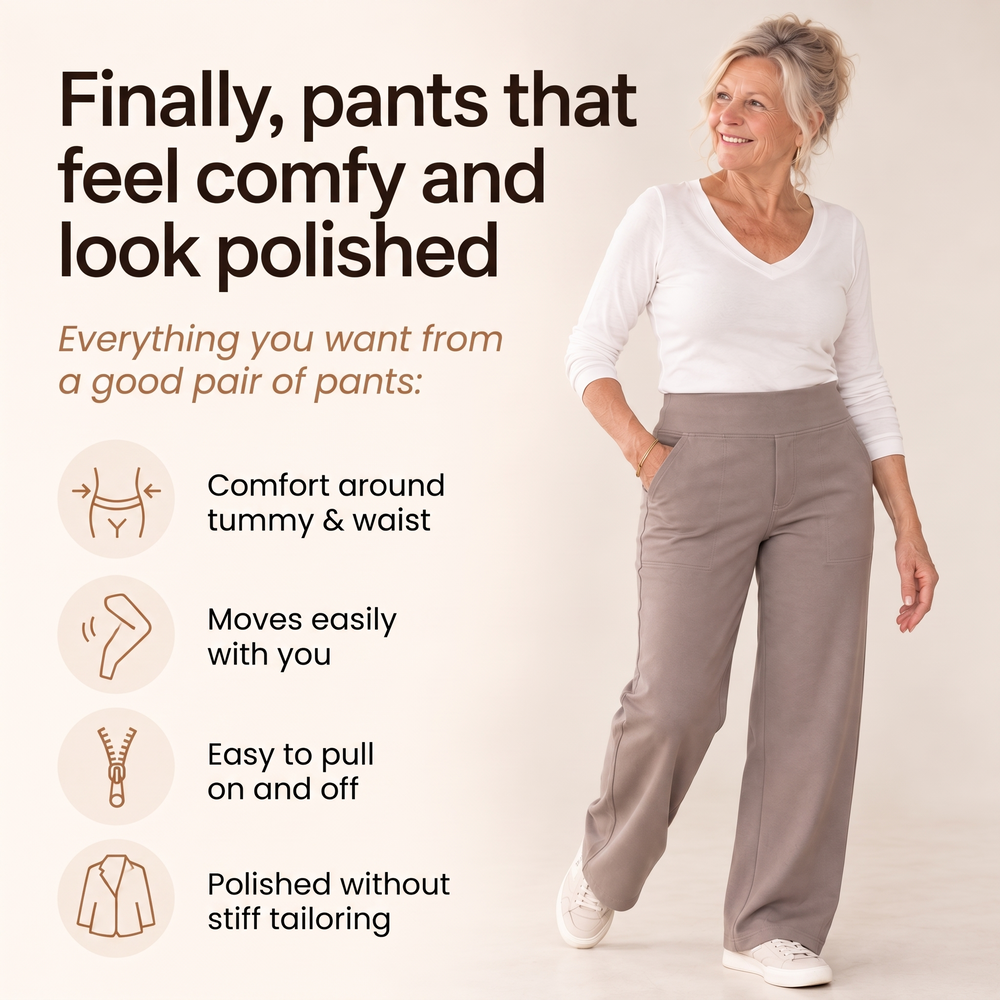 Sanne | High-Waisted Stretch Pants