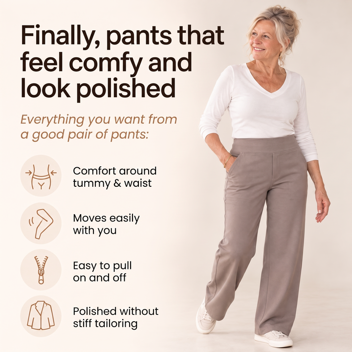 Sanne | High-Waisted Stretch Pants