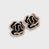 Ameliane | Black Flower Earrings