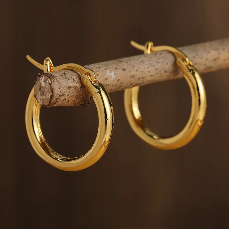 Soliana | Boucles d'oreilles créoles classiques en argent